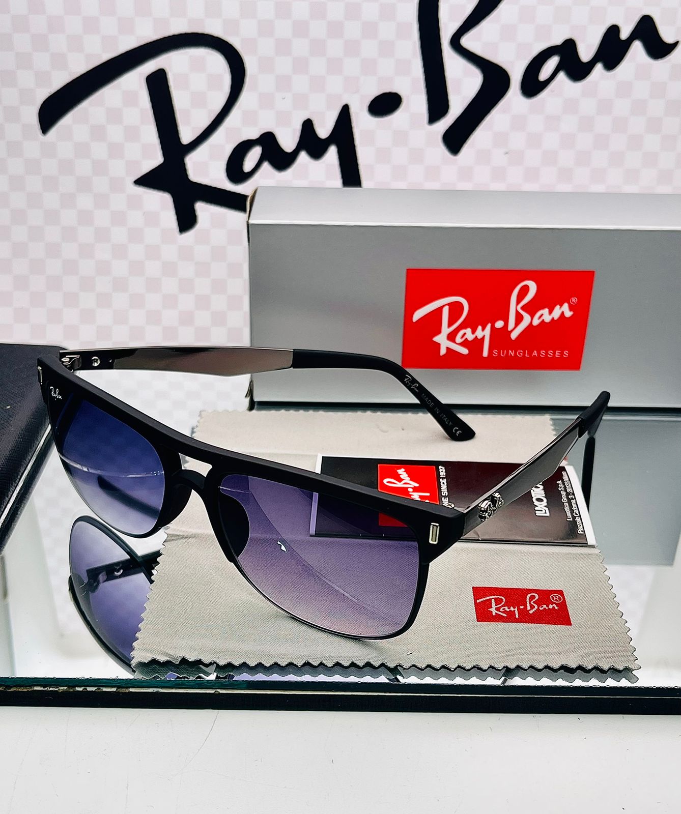 GAFAS RAYBAN PATA DORADA