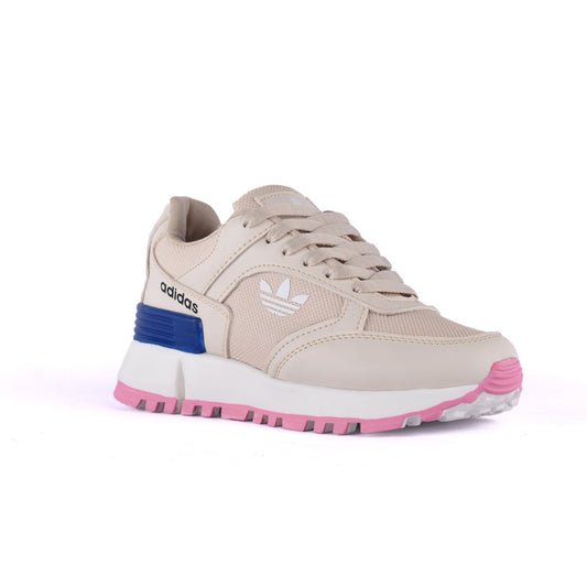 NUEVOS TENNIS ADlDAS TREBOL BEIGE DAMA