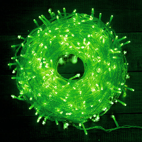 LUCES LED VERDES | 500 BOMBILLOS - 50 METROS